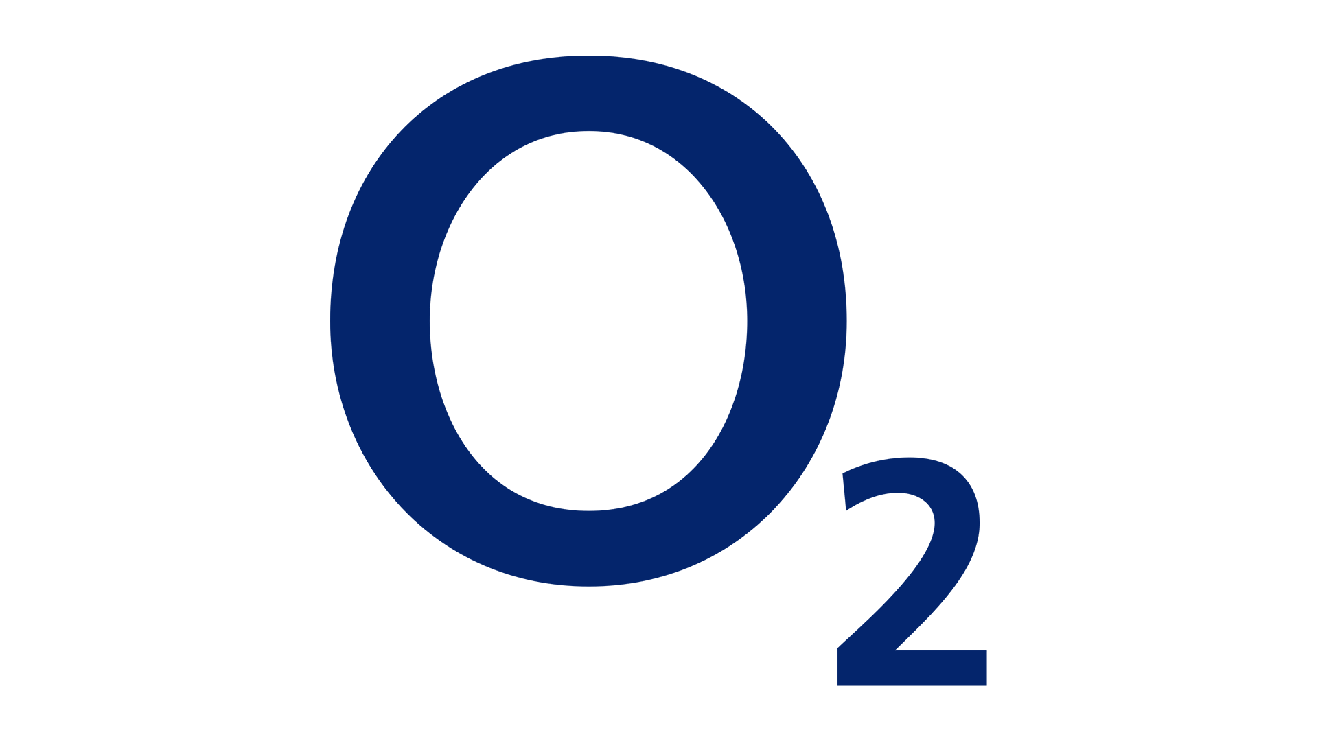 The chemical symbol for oxygen gas, O₂, in dark blue on a light grey background.