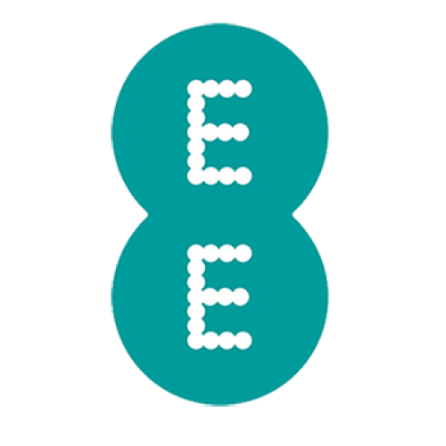 Teal logo with two circles stacked vertically, each containing a white dotted letter "E".